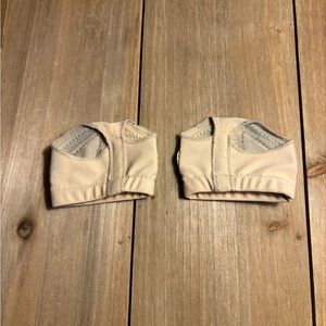 Beige Dance Foot Lyrical Shoes- Lightweight Toe Protectors Ballet Athletic